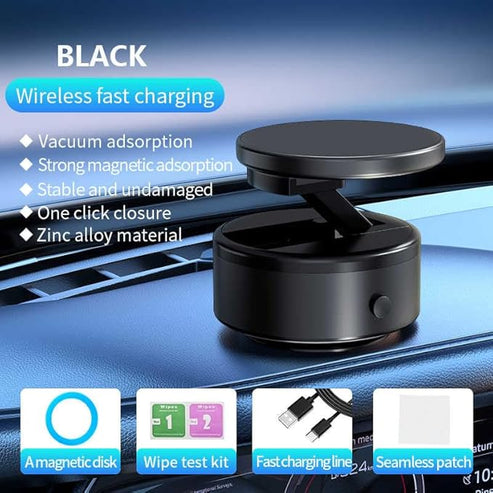 Vacuum Magnetic Car Phone Holder
